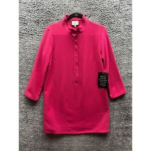 NWT Tuckernuck Stretch Crepe Avery Long‎ Sleeve Dress Fuchsia Womens Size M